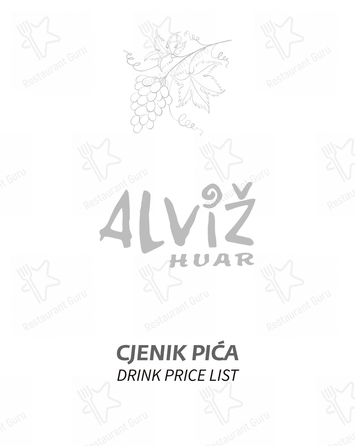 Menu per Alviž in Lesina