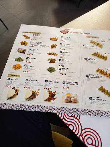 Menu di Ama Ramen 
