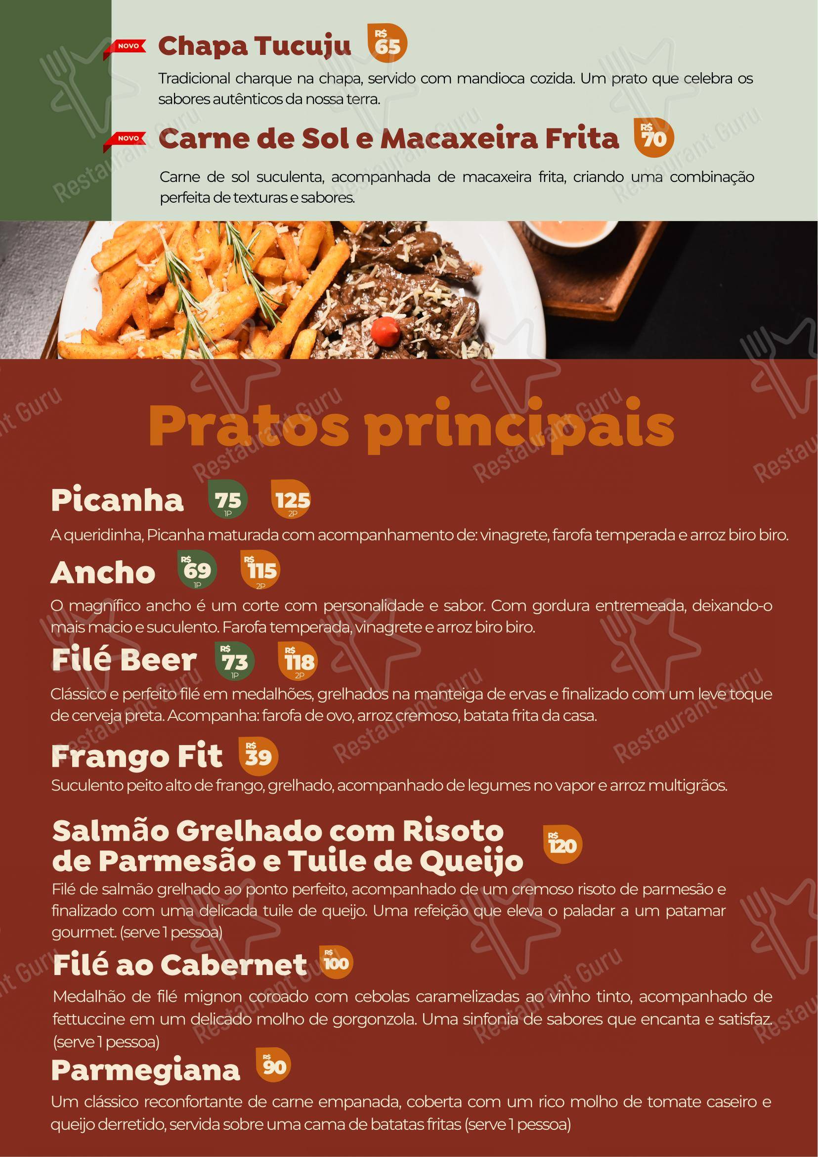 Menu para Amapá Beer Bar e Restaurante em Macapá