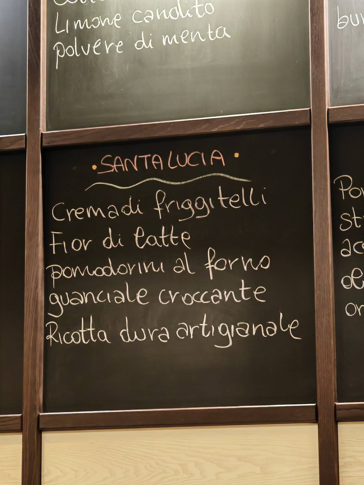 Menu di Virgo 