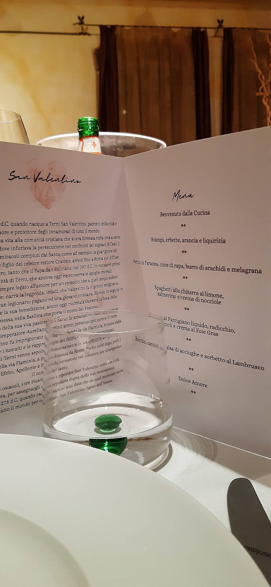 Menu di Antica Moka 