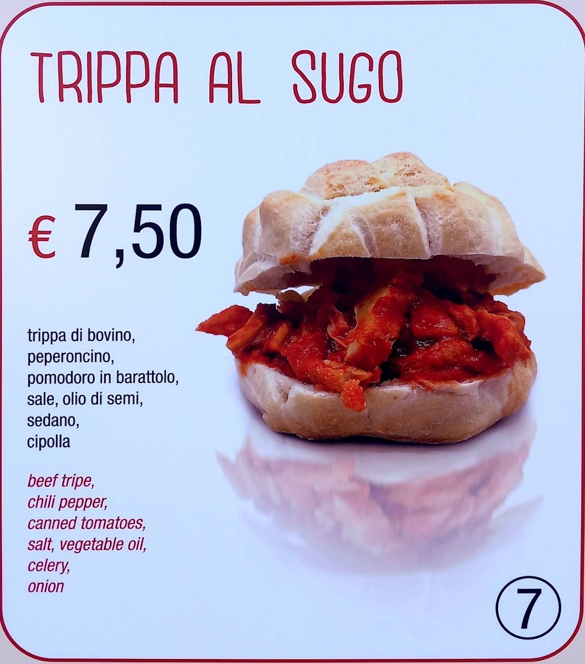 Menu di Antico Caffè Candia 
