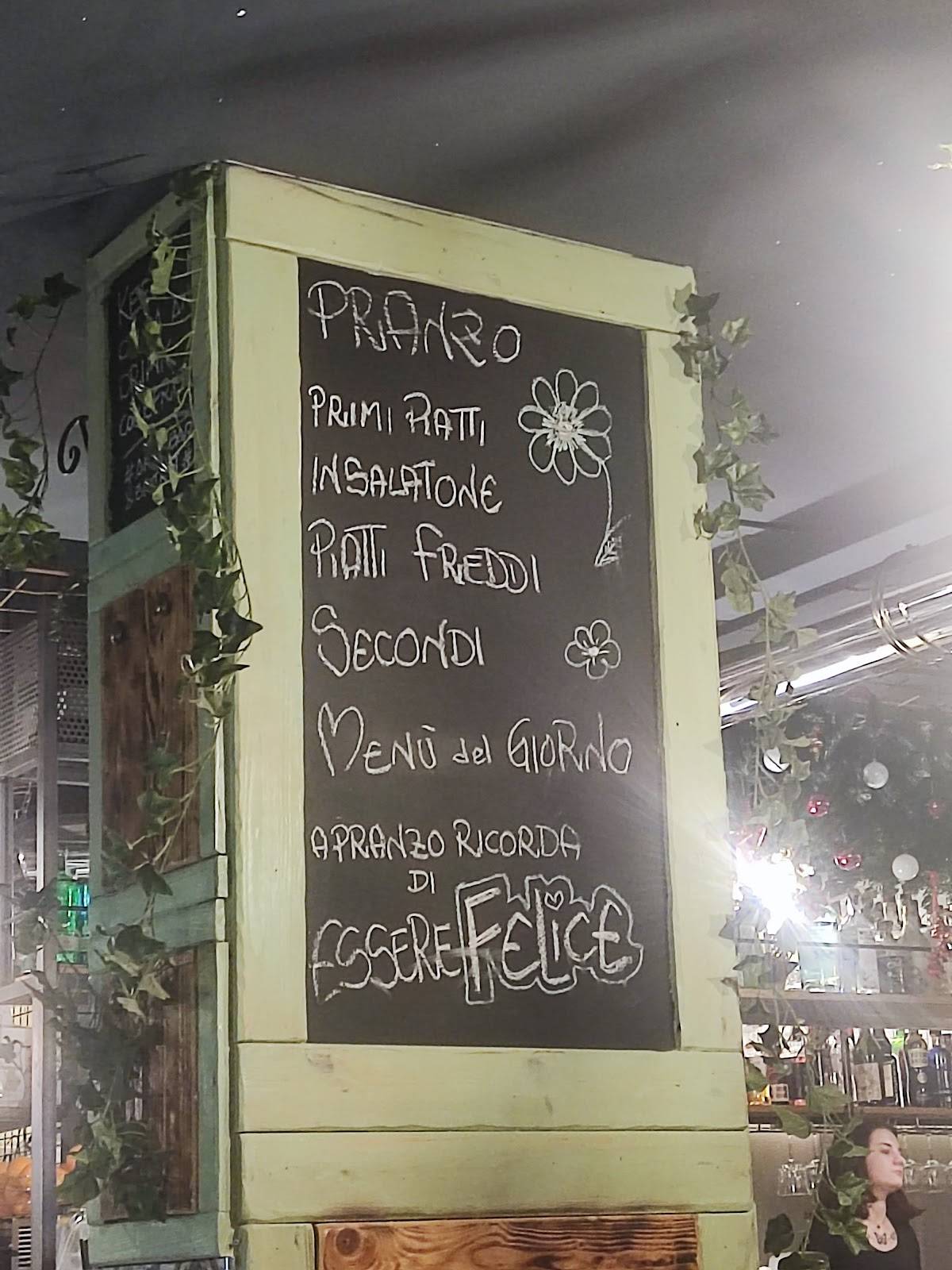 Menu di Area bar e bistrot 