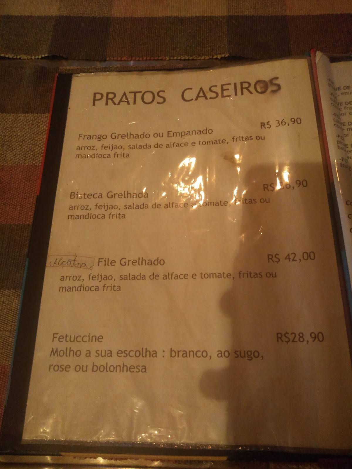 Armazém Monte Verde Restaurante cardápio