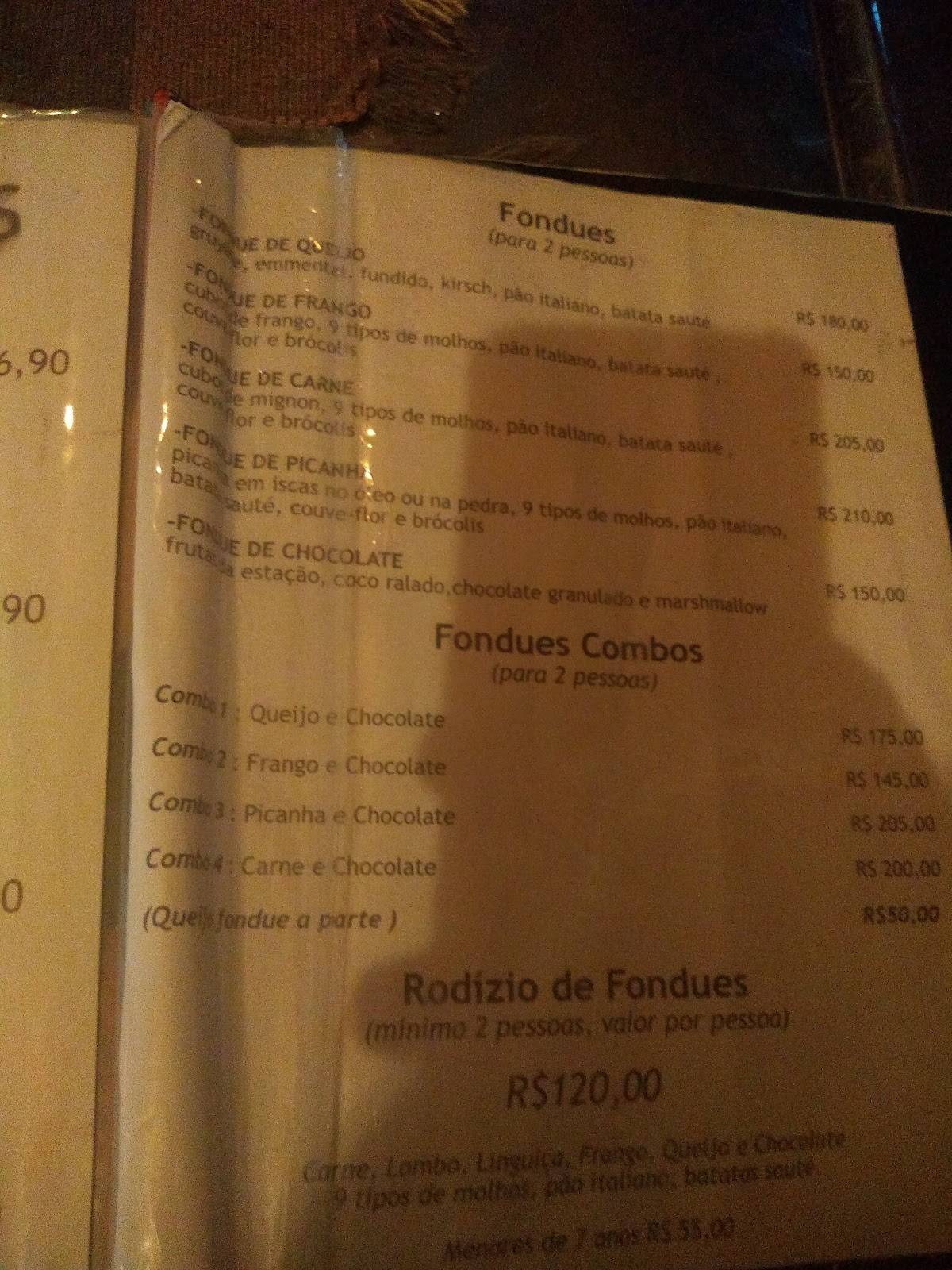 Armazém Monte Verde Restaurante cardápio