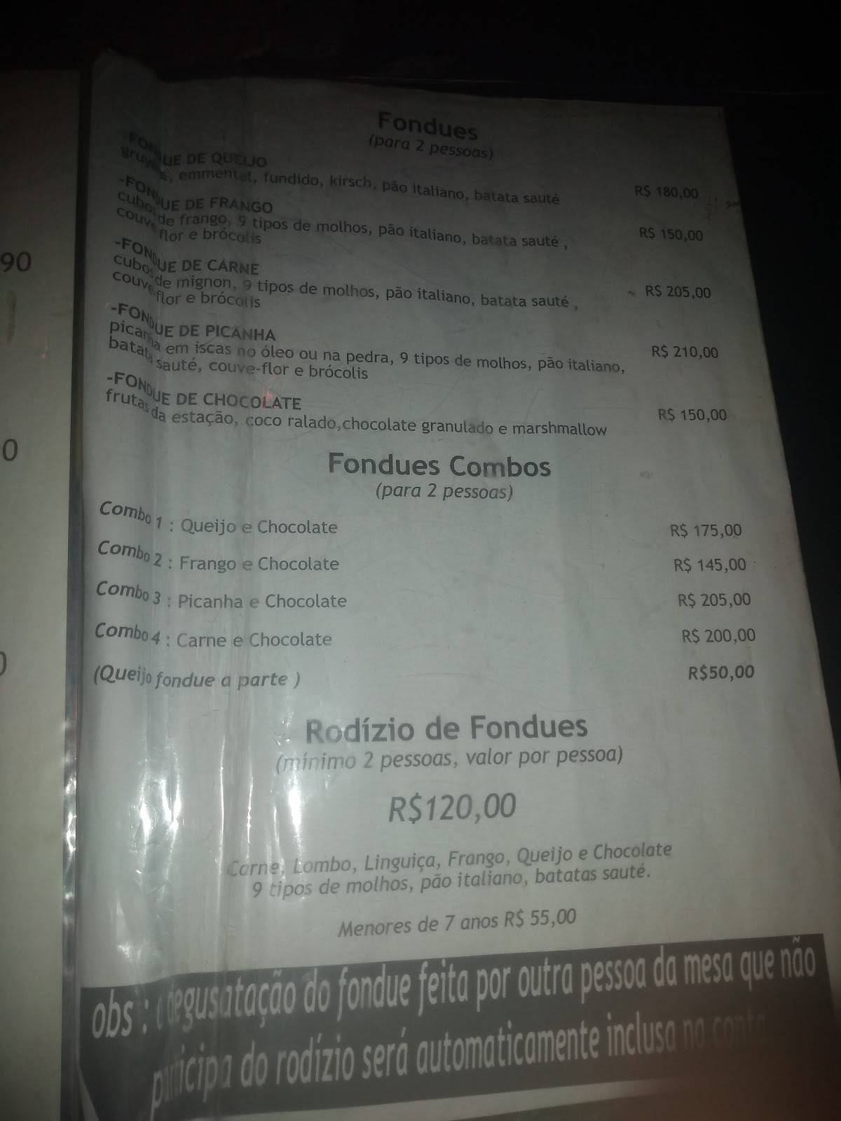 Armazém Monte Verde Restaurante cardápio