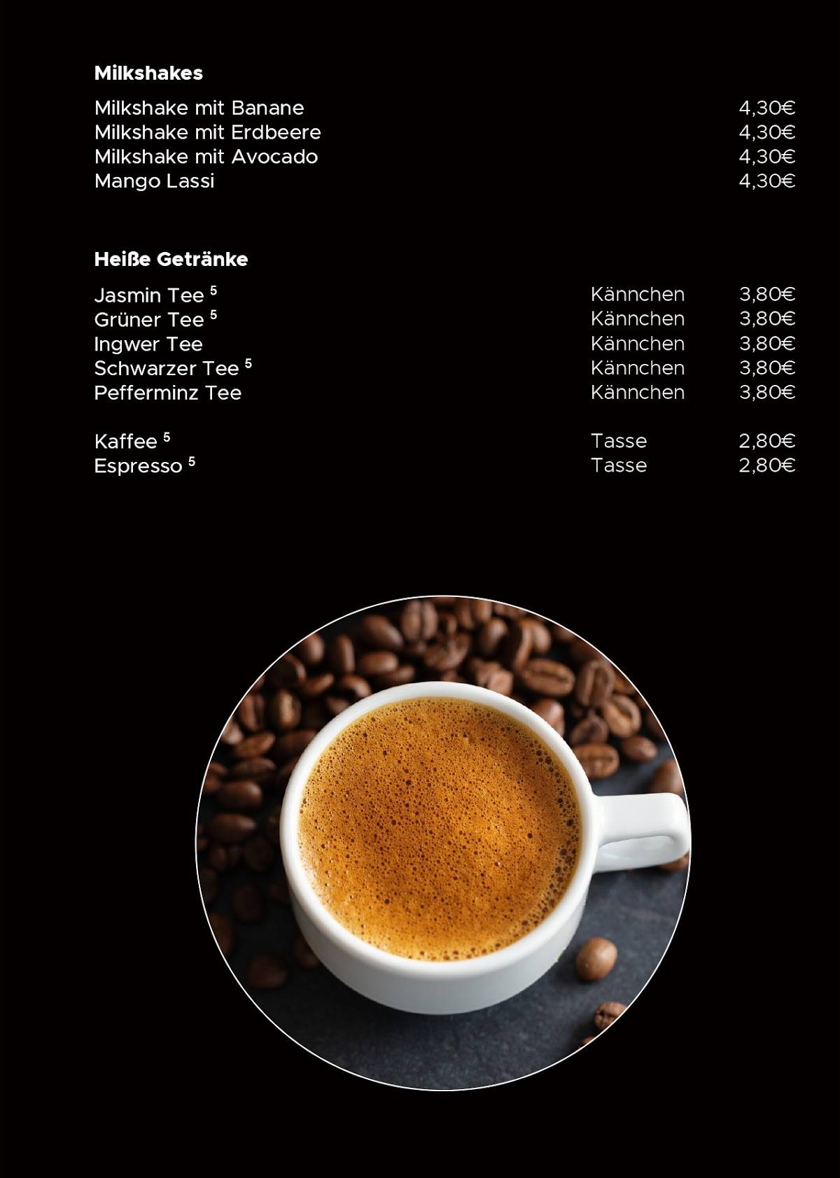 Menu de Asia Wok