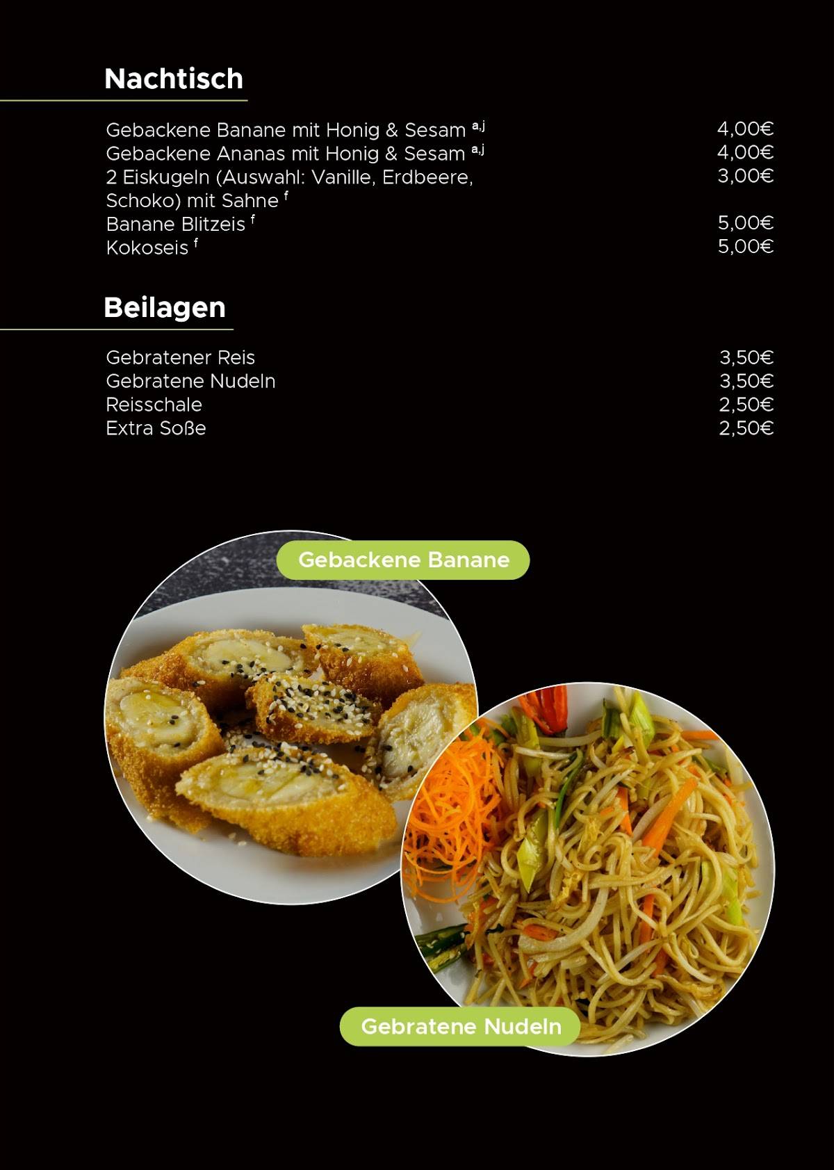 Menu de Asia Wok