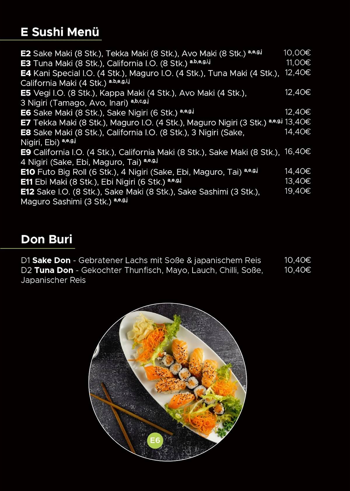 Menu de Asia Wok