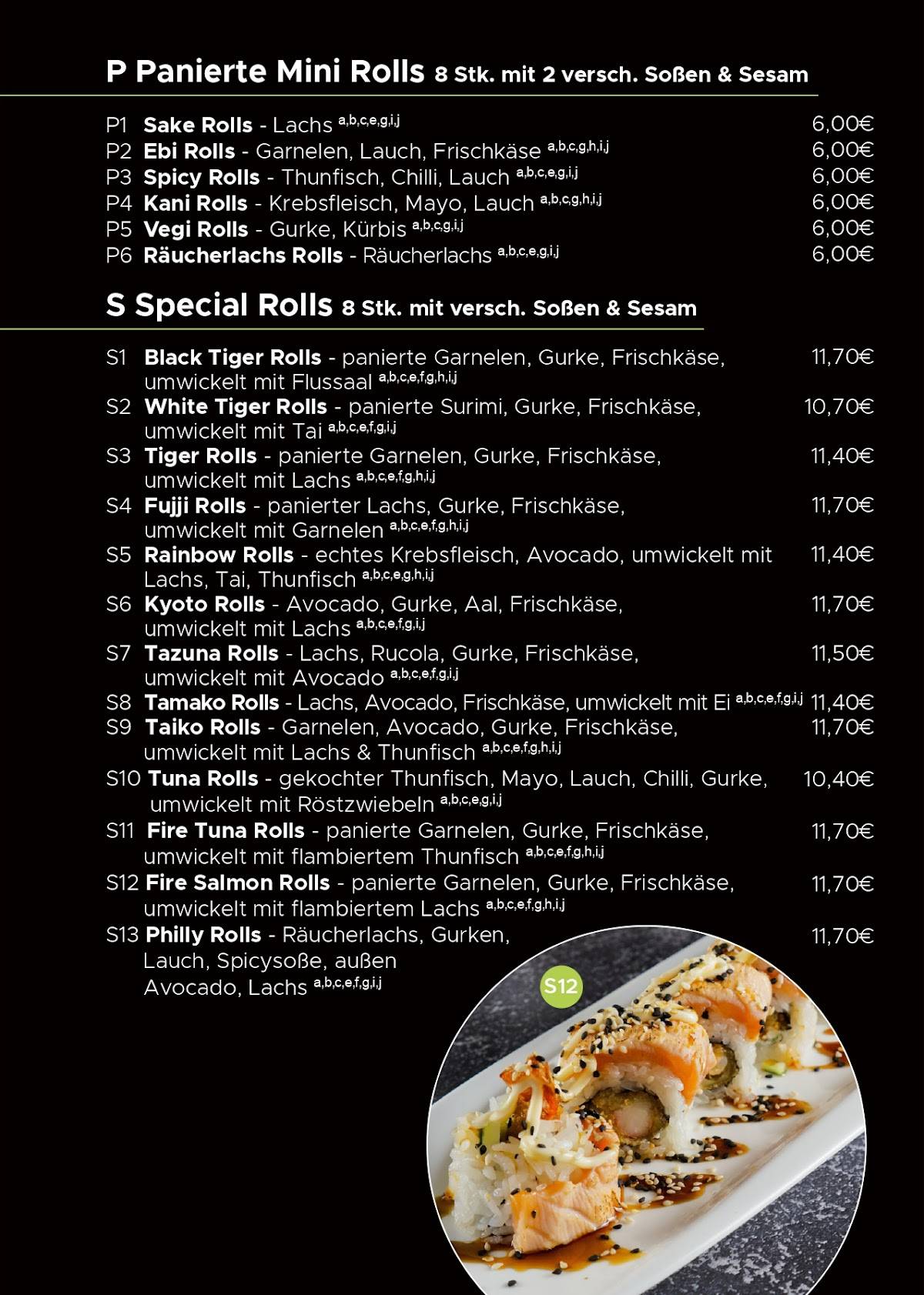 Menu de Asia Wok