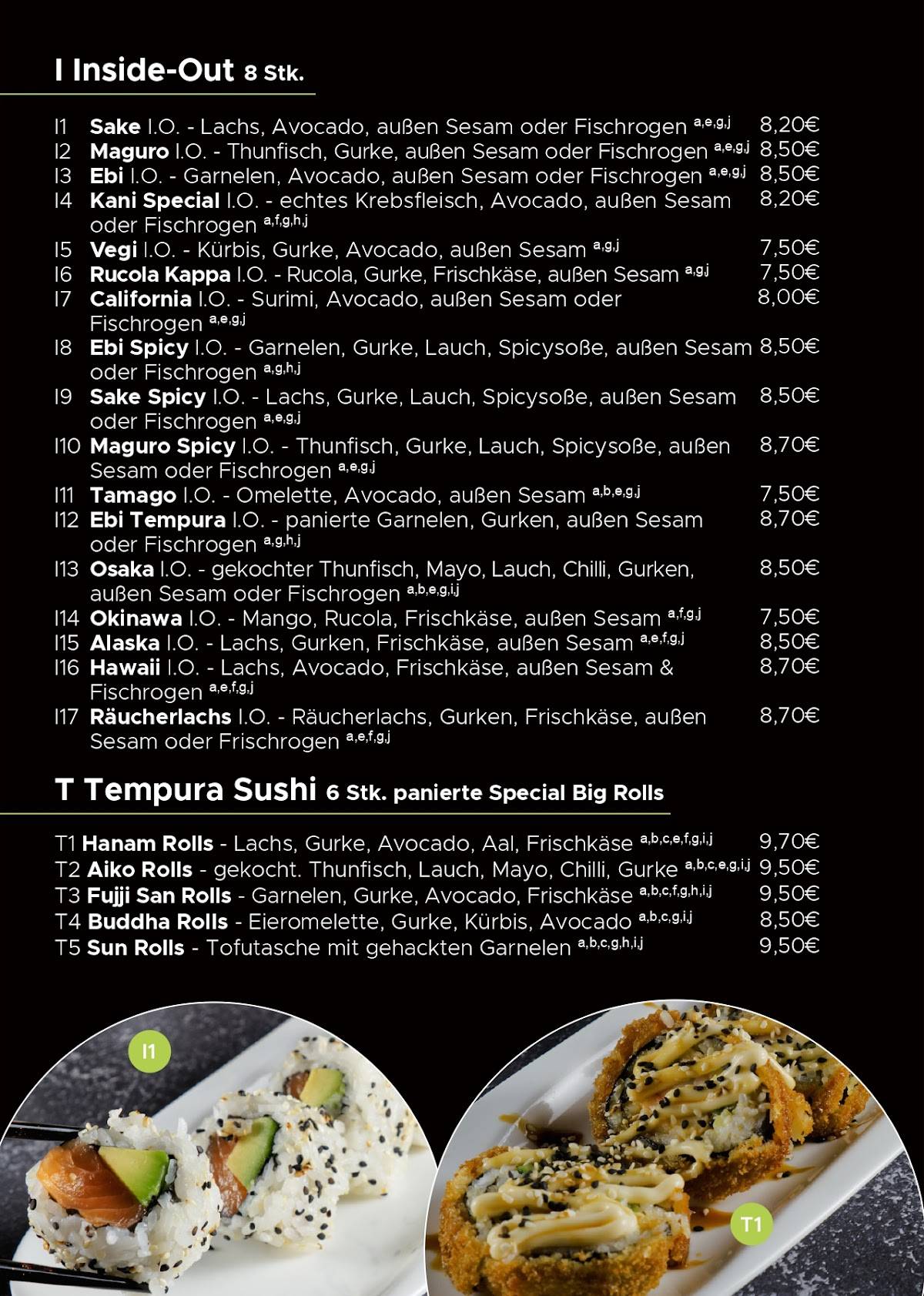 Menu de Asia Wok