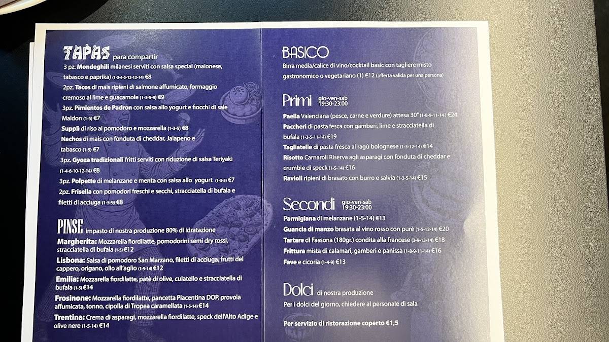 Menu di Autentico Bistrot 