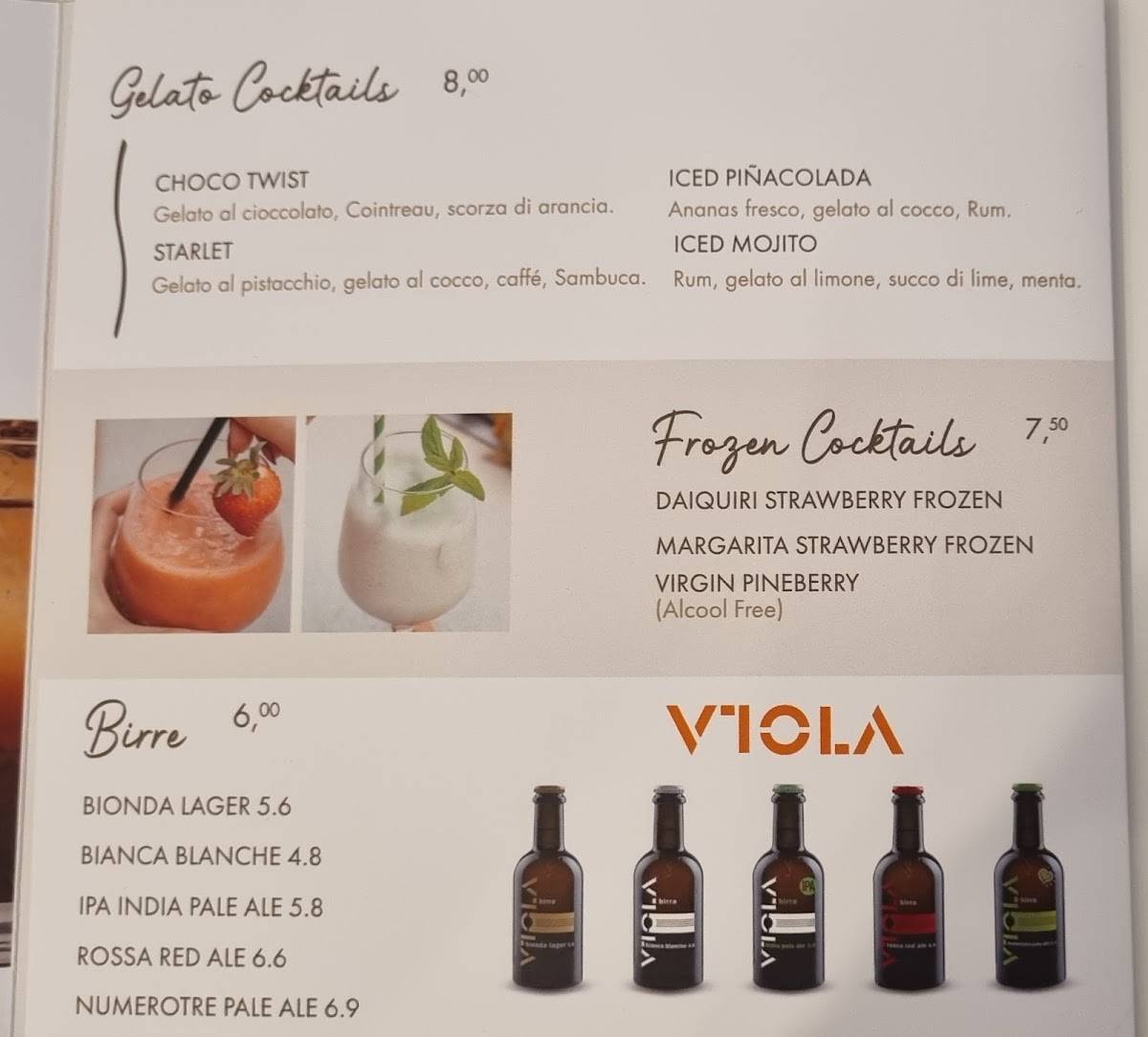 Menu di Babbi Cafè 