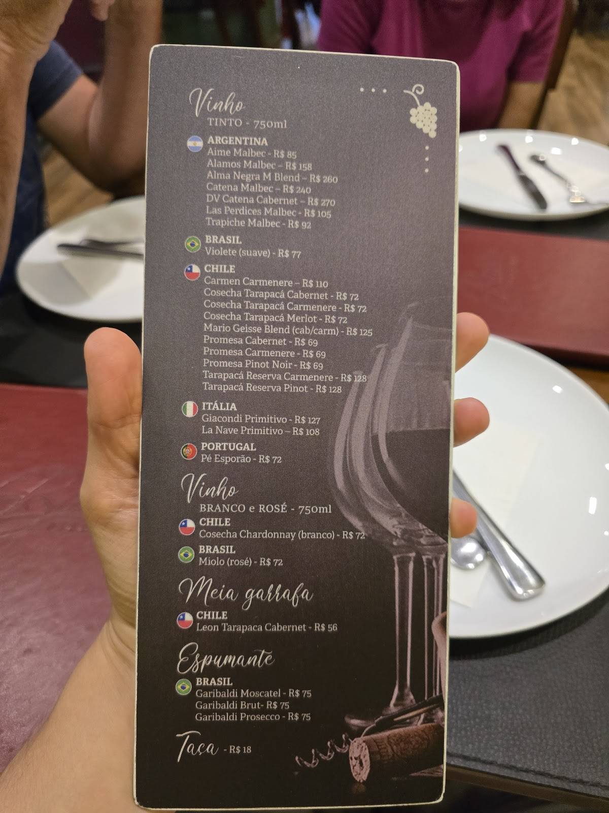 Babbo Pizzaria Unidade II cardápio