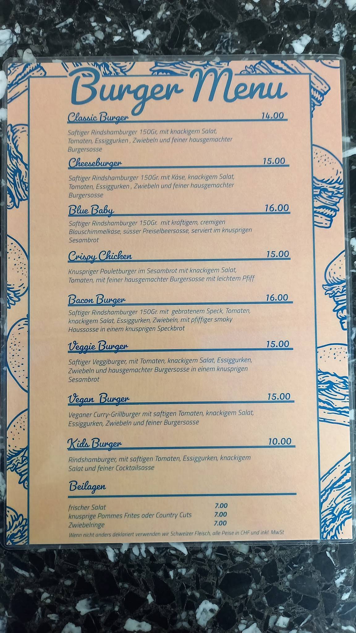Menu di Badi Beizli 