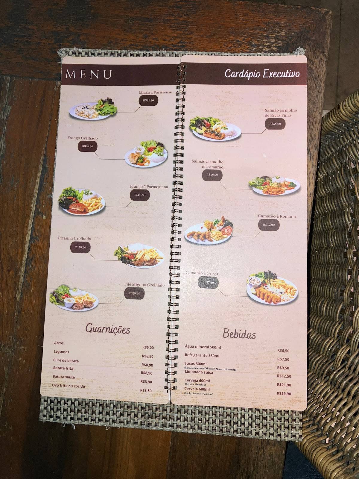 Restaurante Camarões cardápio