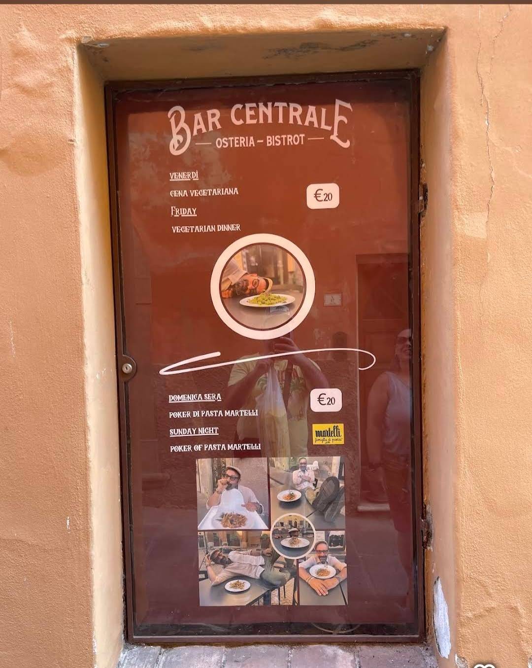 Menu di Bar Centrale Osteria Bistrot 
