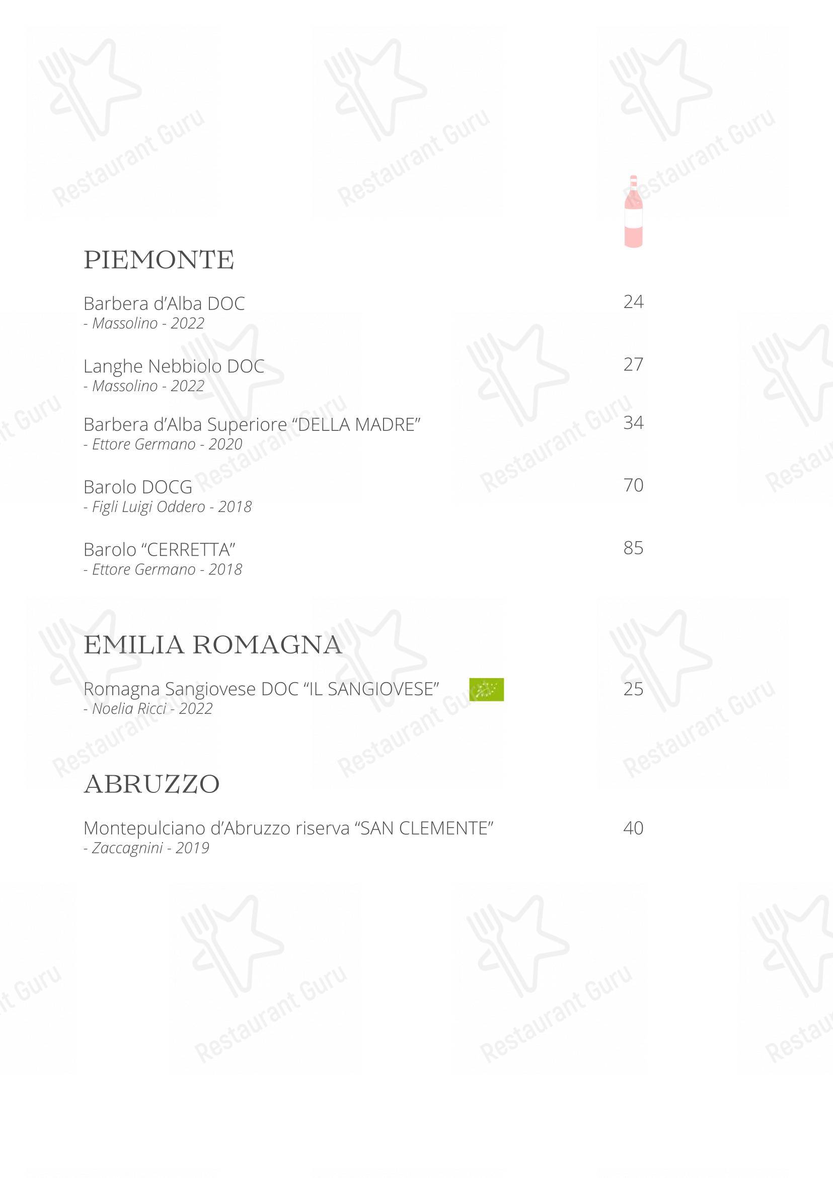 Ristorante Bar Lario in Como - Menu bar