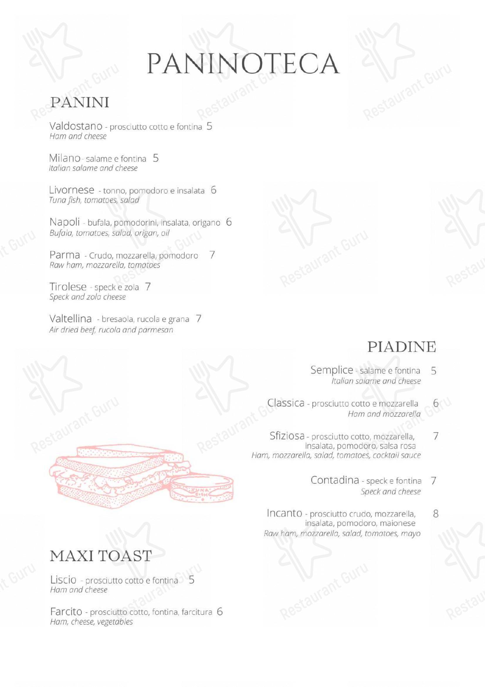 Menu di Ristorante Bar Lario - Menu