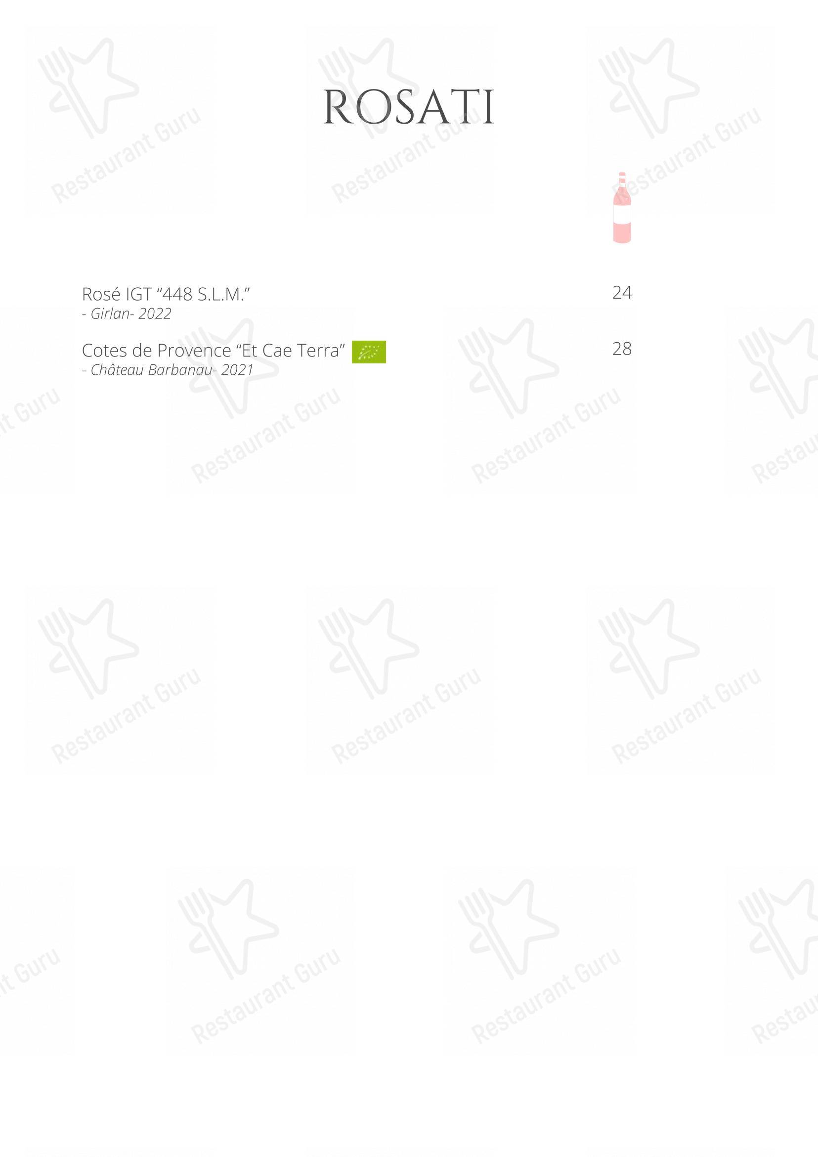 Menu bar per Ristorante Bar Lario in Como