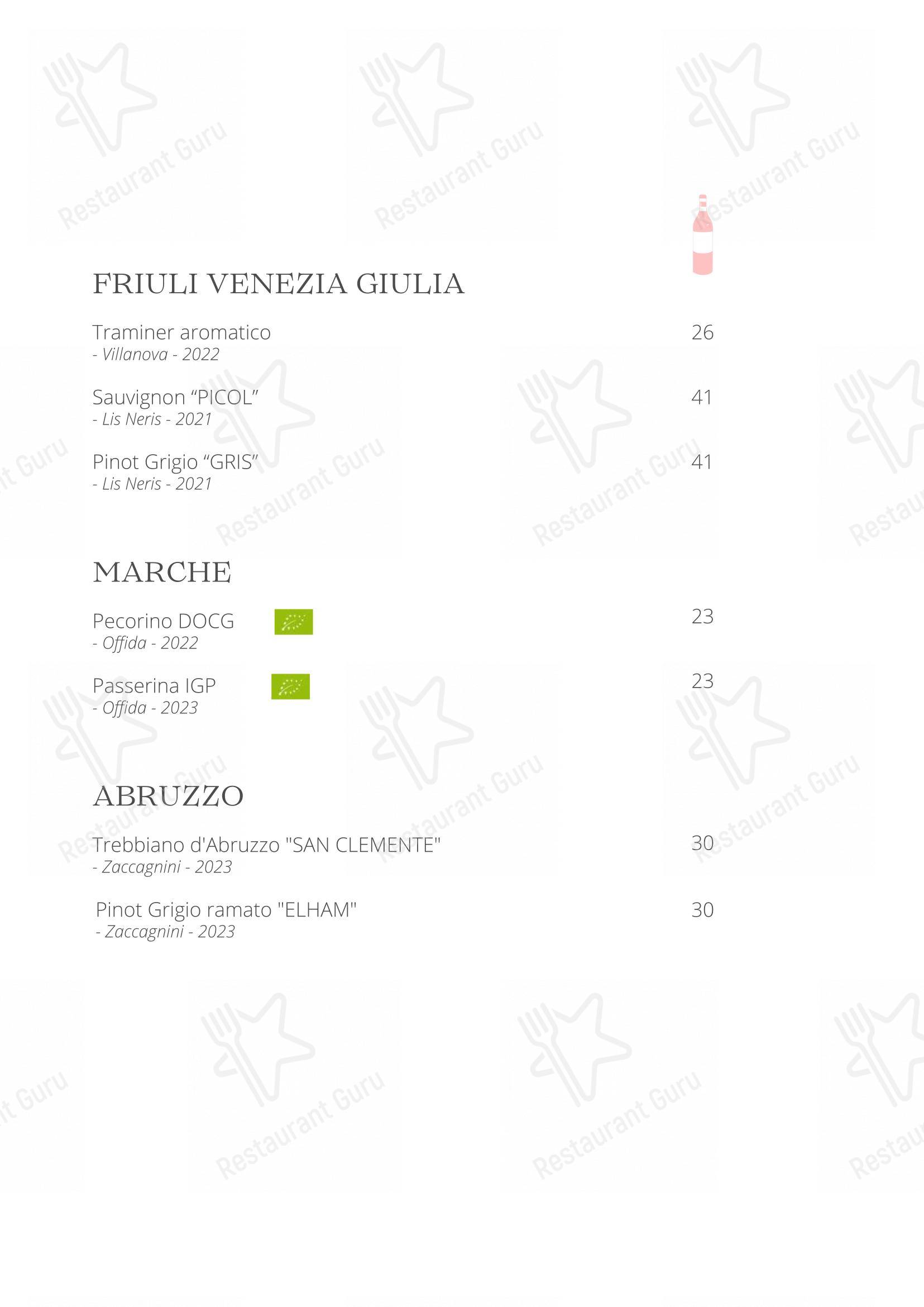 Menu bar per Ristorante Bar Lario pub & bar