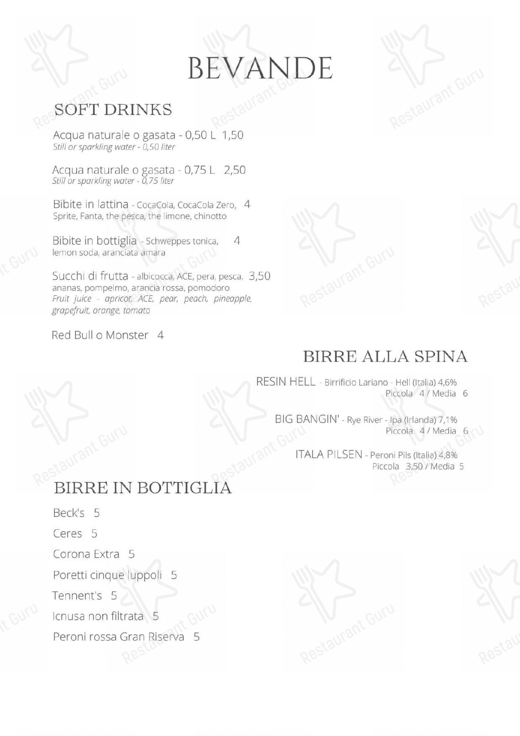 Menu di Ristorante Bar Lario - Menu
