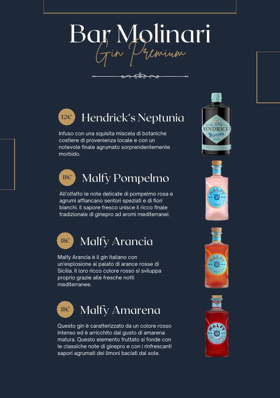 Menu de Bar Molinari