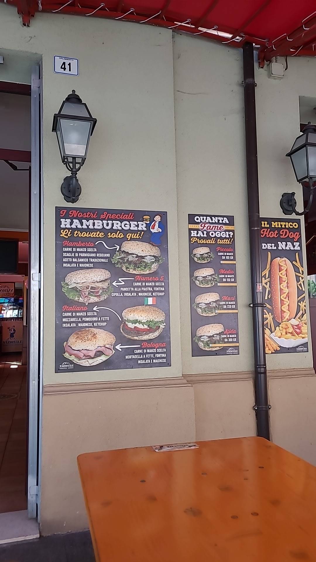 Menu di NAZIONALE 