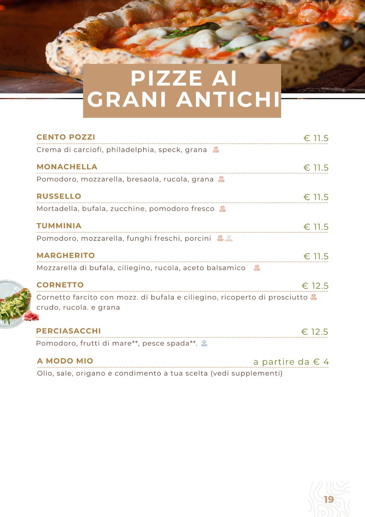 Menu di Bar Savini - Bar Pasticceria Ristorante Pizzeria Gelateria 