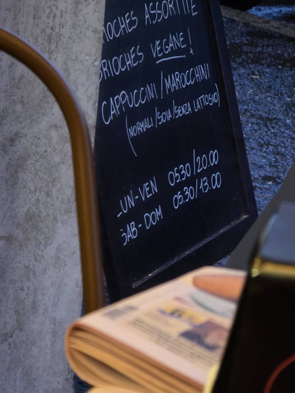 Menu di Sintonia cafè 