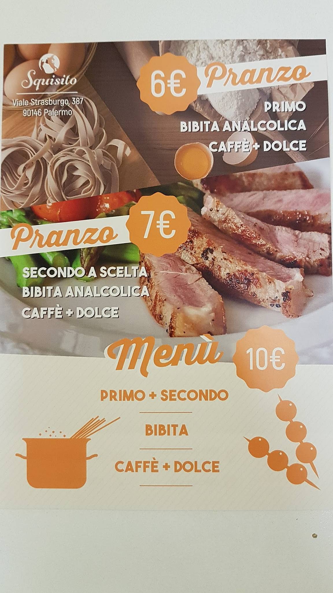 Menu di Bar Squisito 