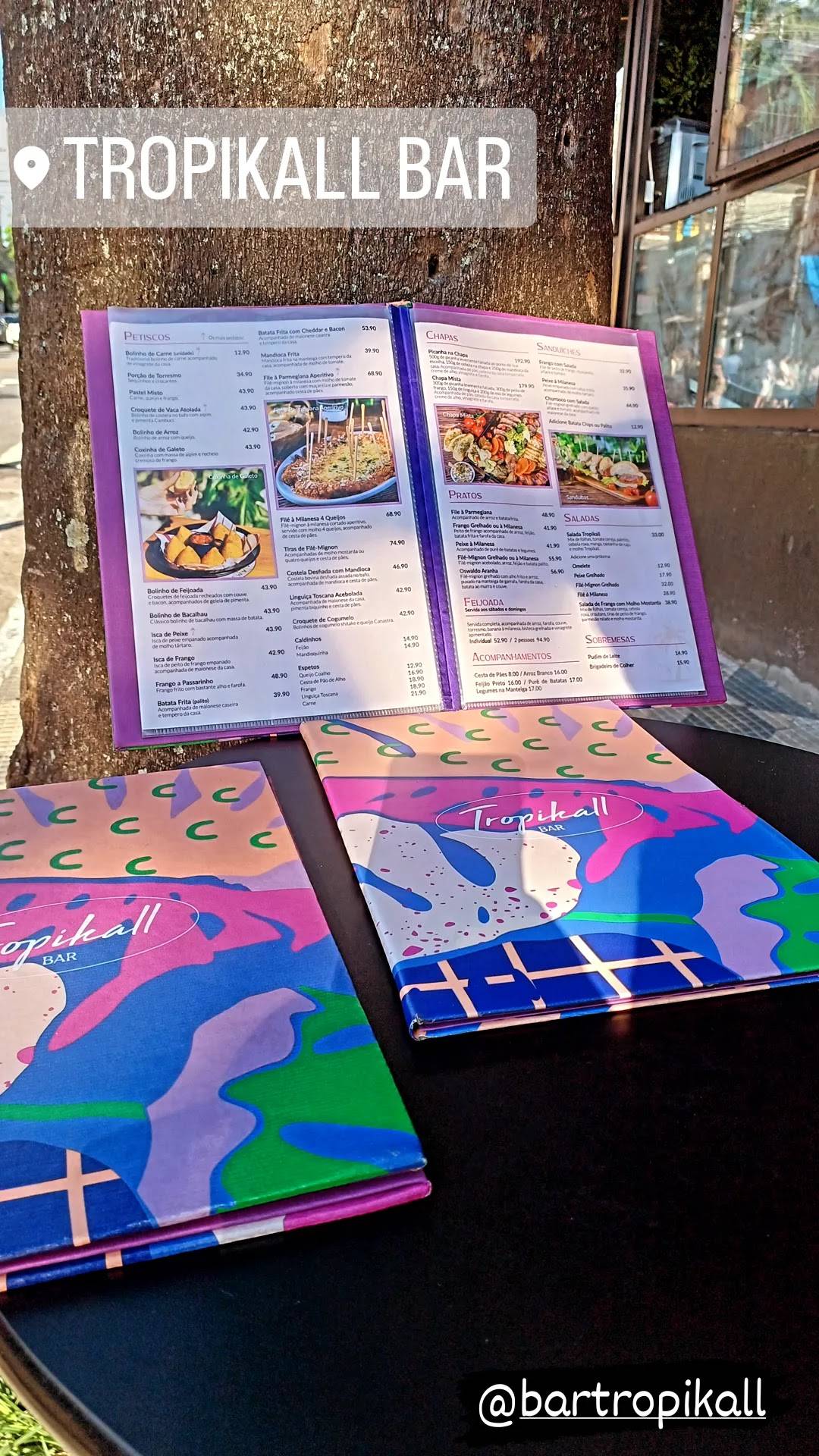 Bar Tropikall cardápio