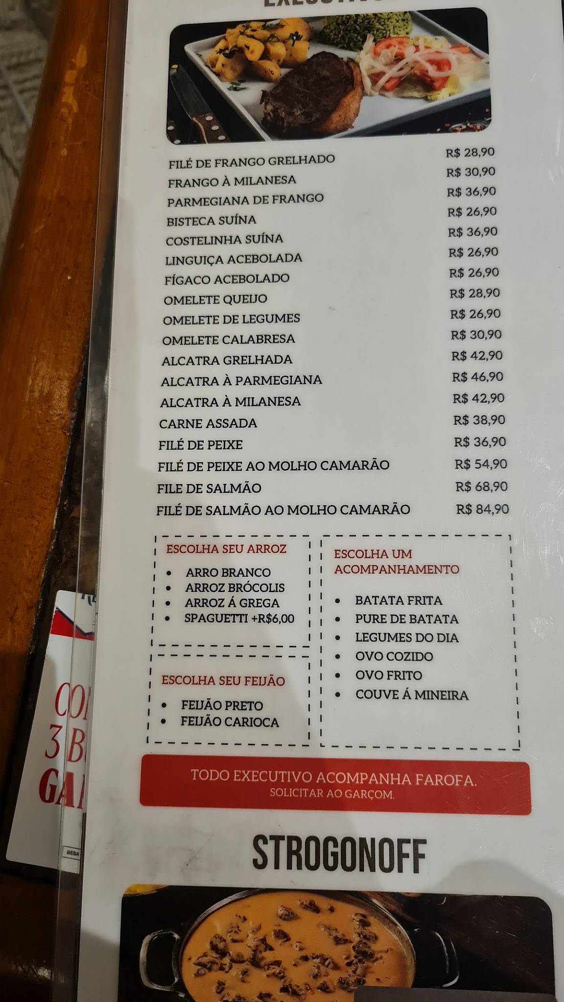 Bar Victor - Lapa cardápio