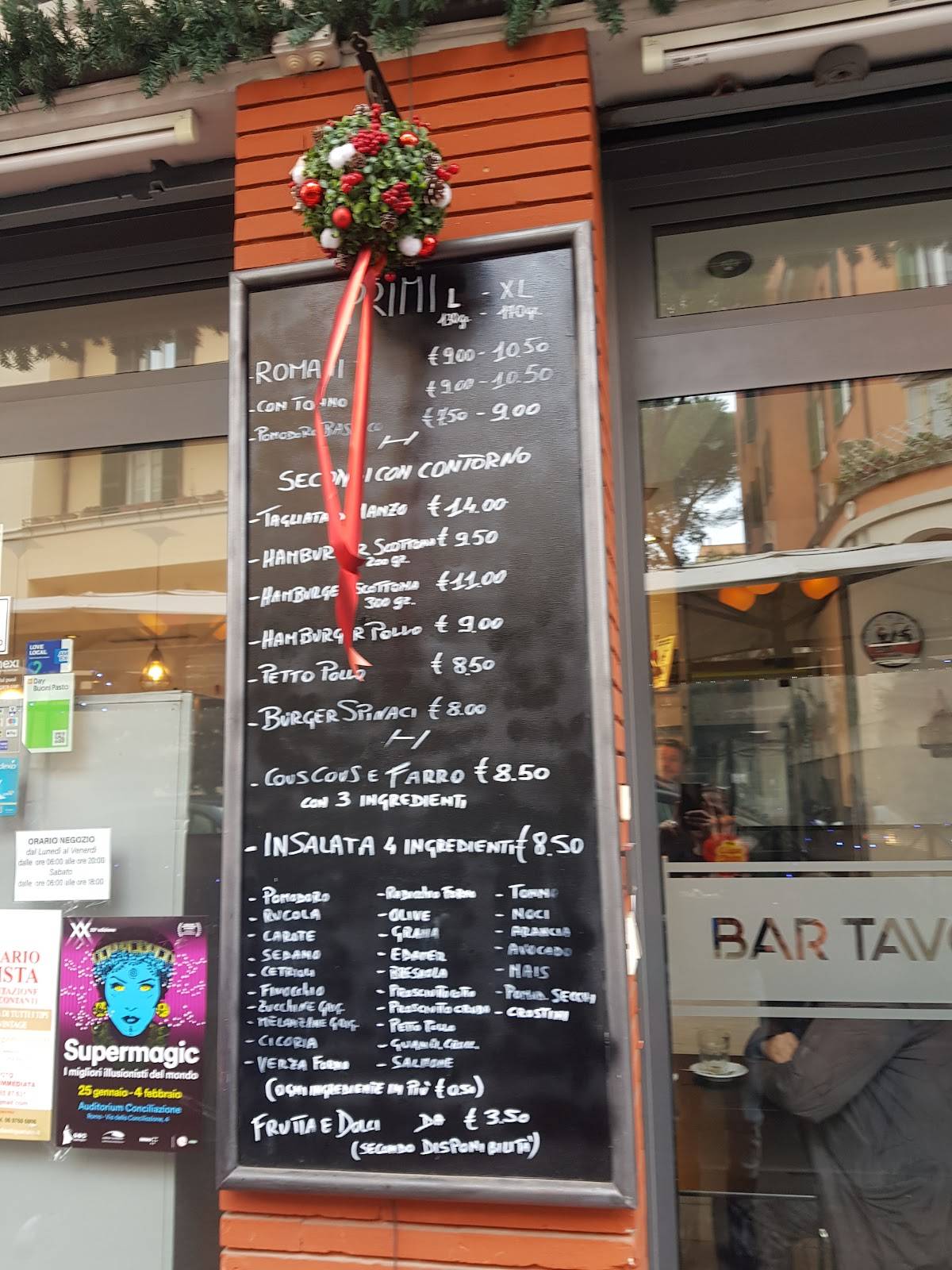 Menu di BarOne 