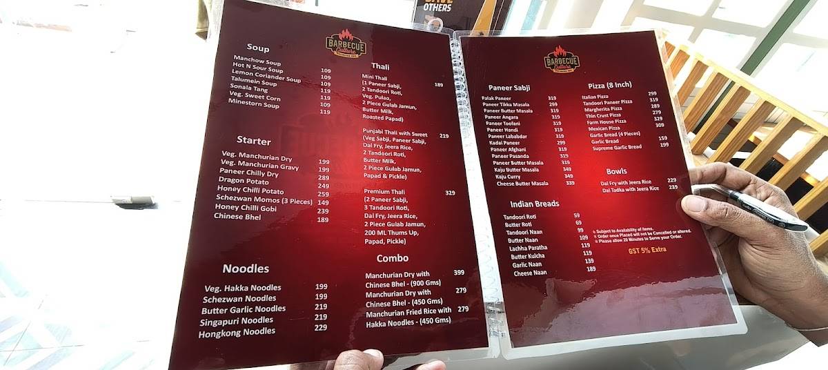 Barbecue Culture Rajkot Kalavad Road menu
