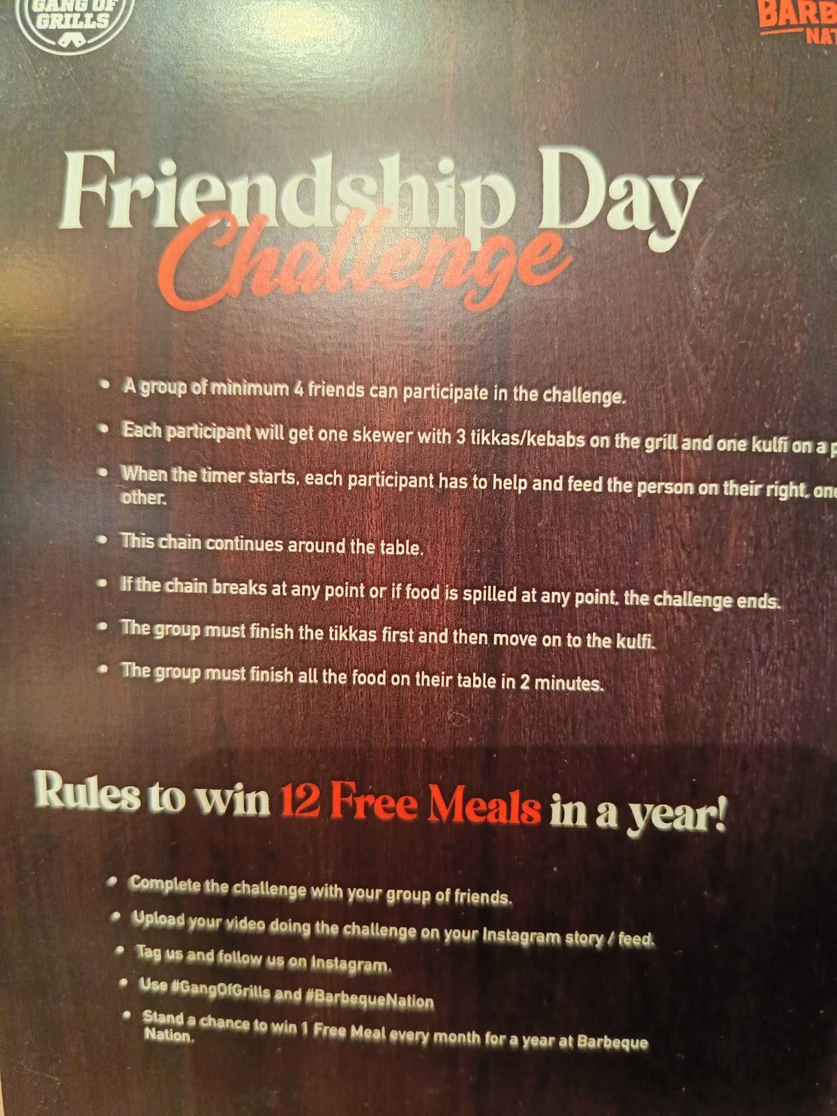 Barbeque Nation - Pune - Deccan menu