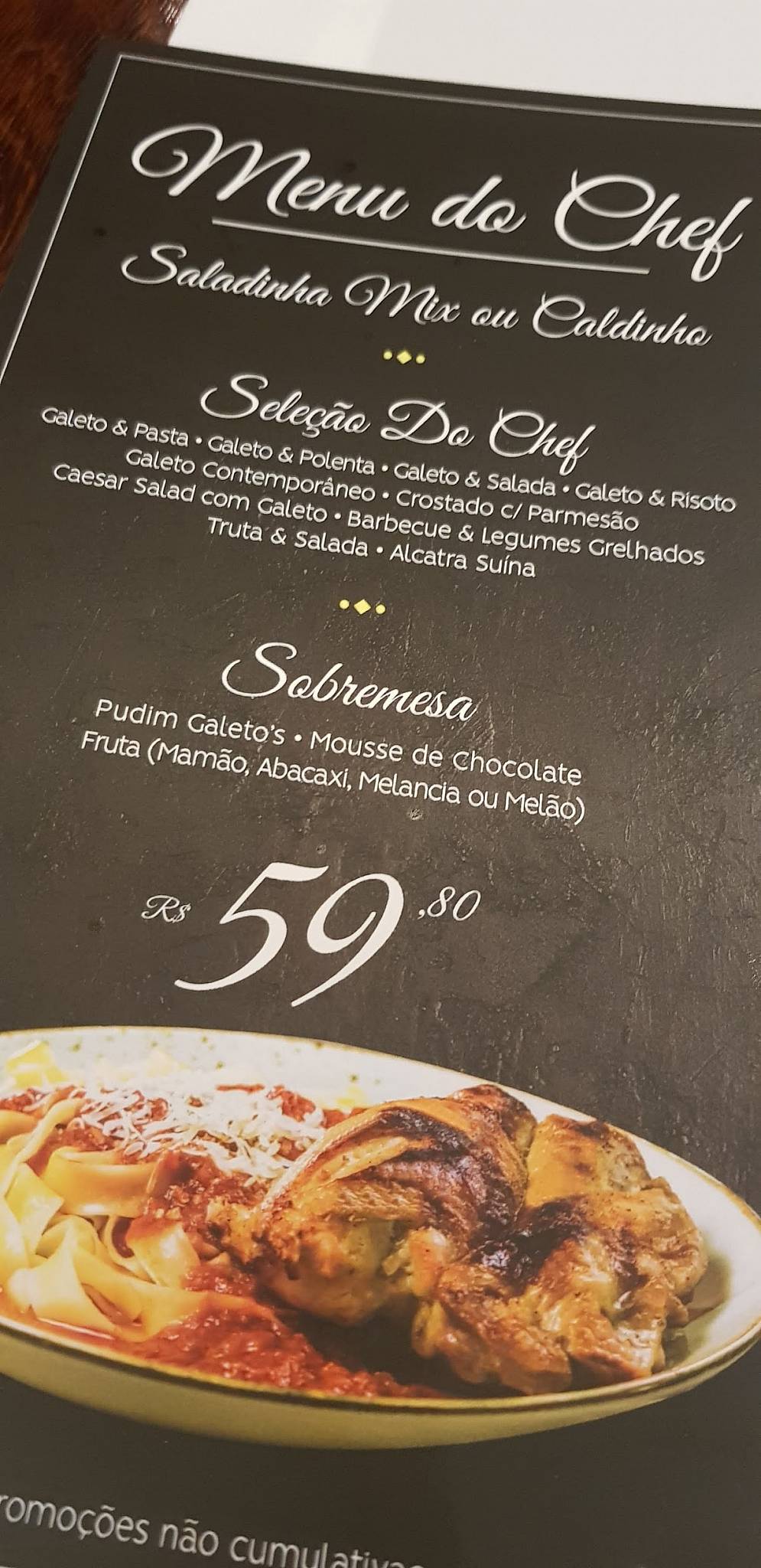 Galeto’s Alphaville Delivery cardápio