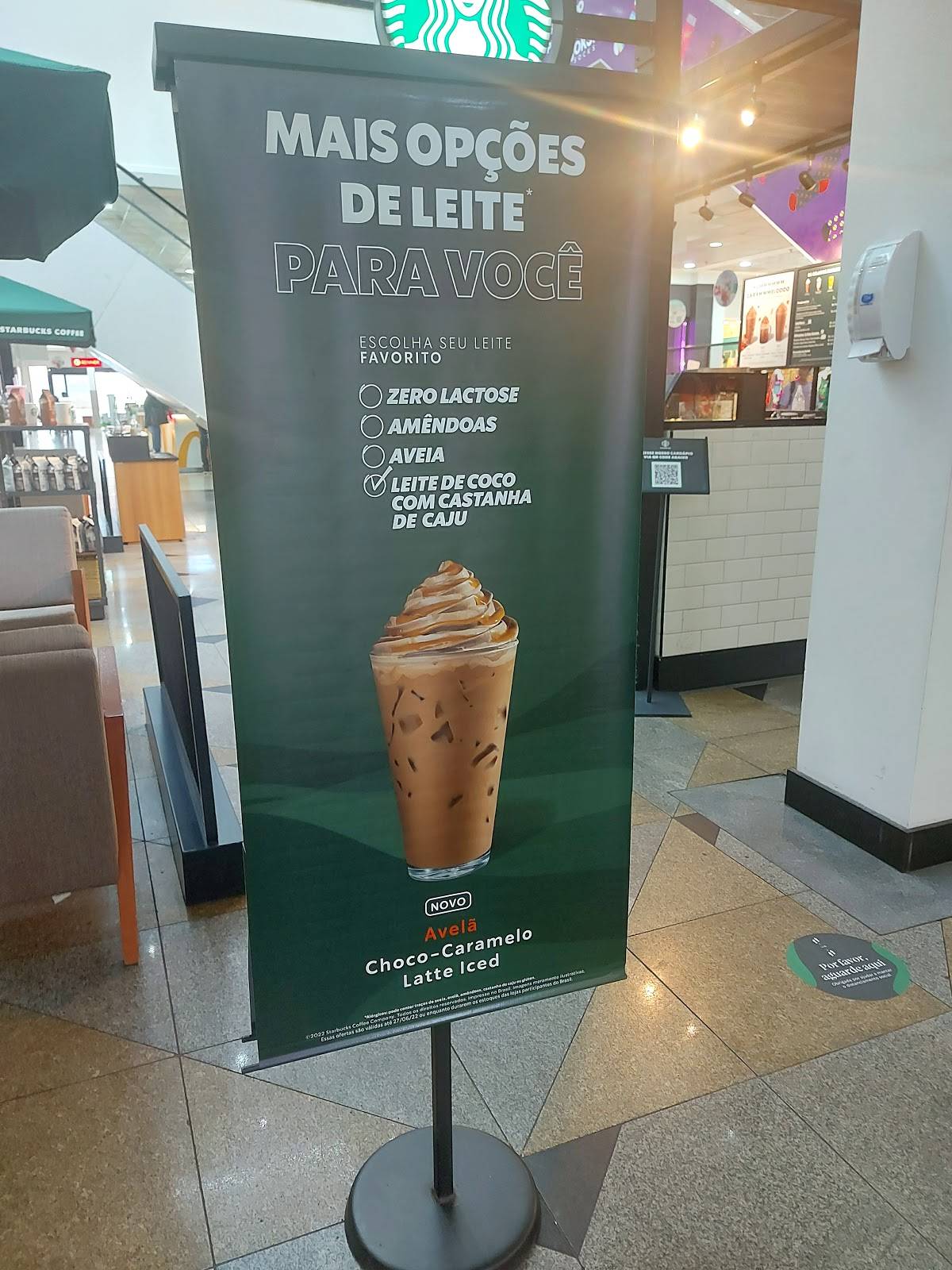Starbucks cardápio