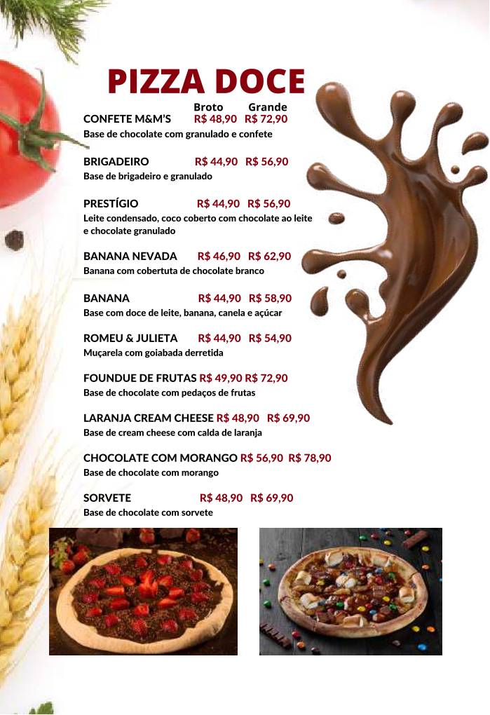 Becco da Pizza I cardápio