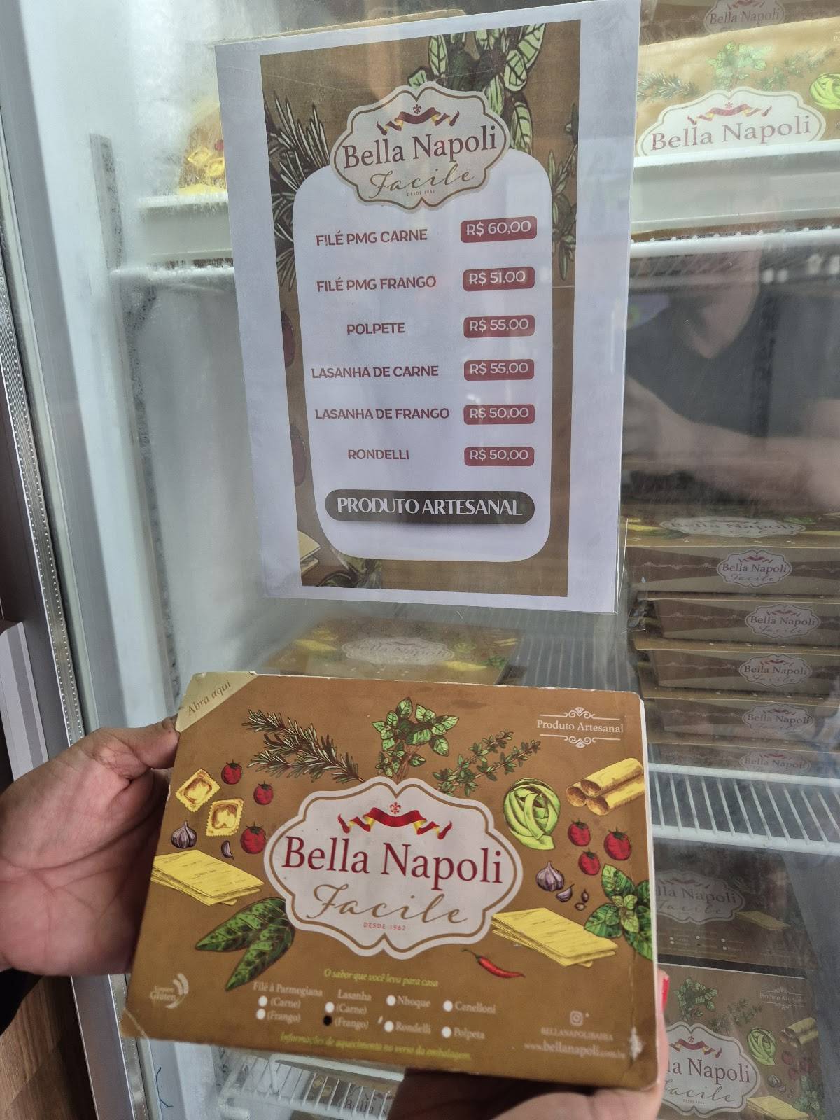 Bella Napoli cardápio