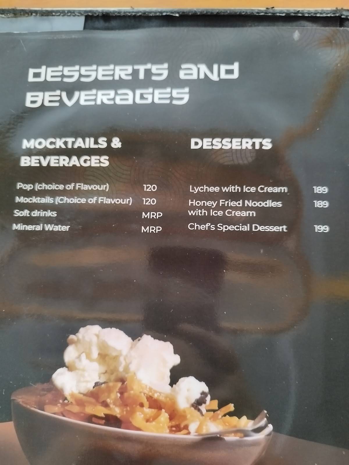 Beijing Bites (Ananth Nagar) menu