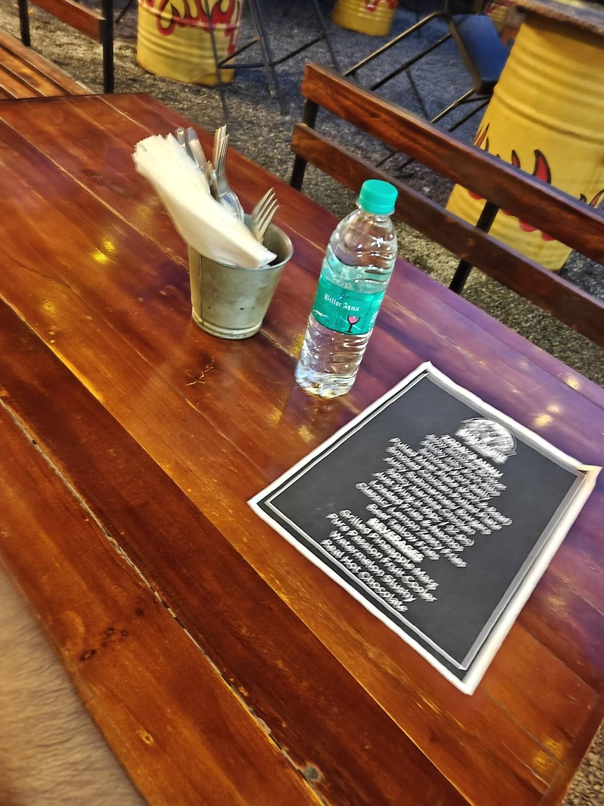 The Smoke Meister menu