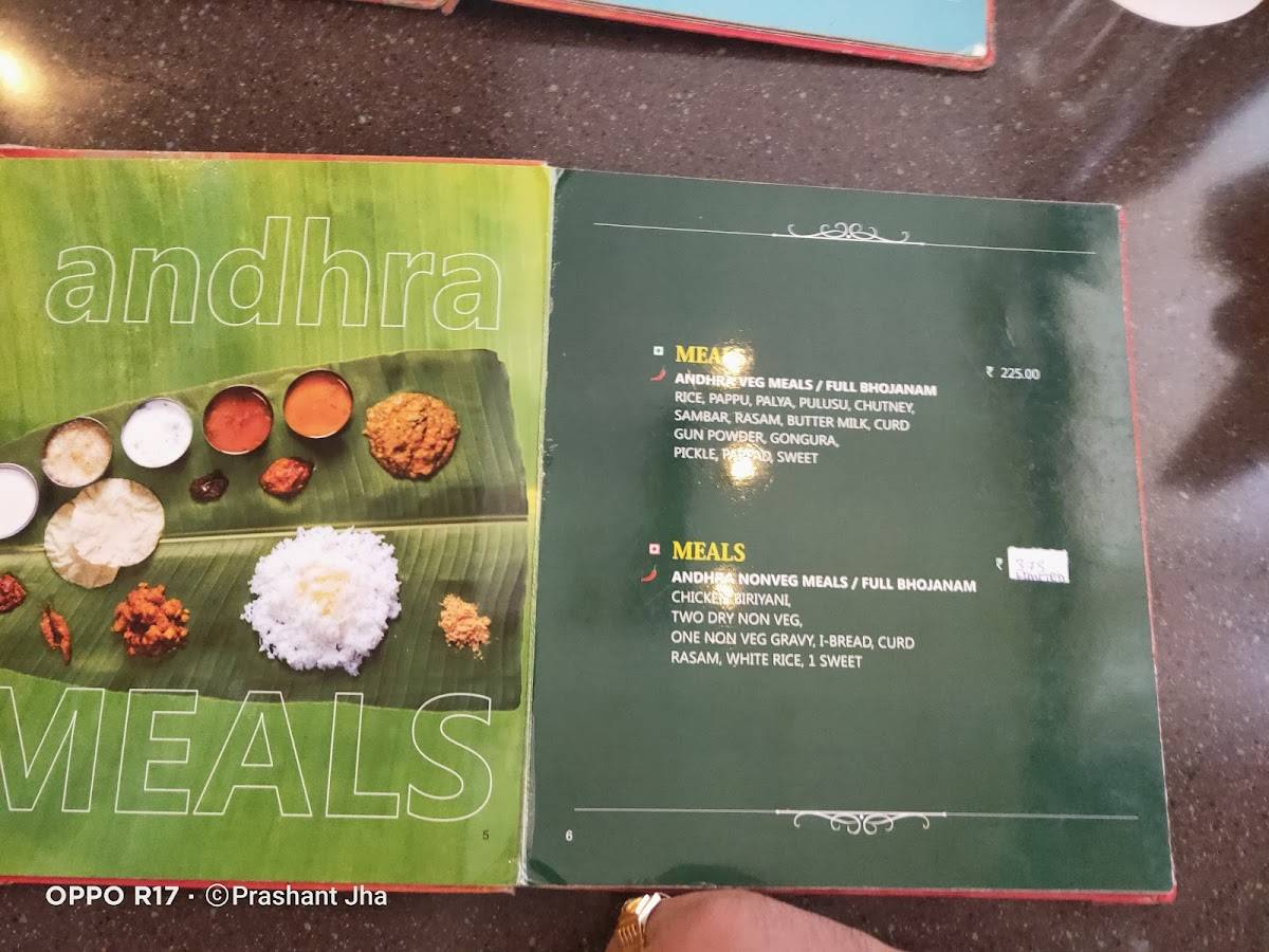 Bhagini menu