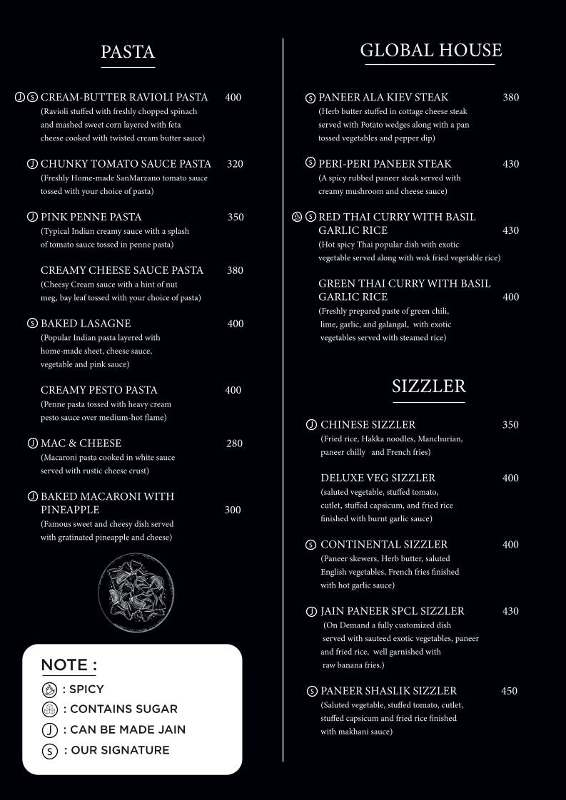 NH51 V cafe menu