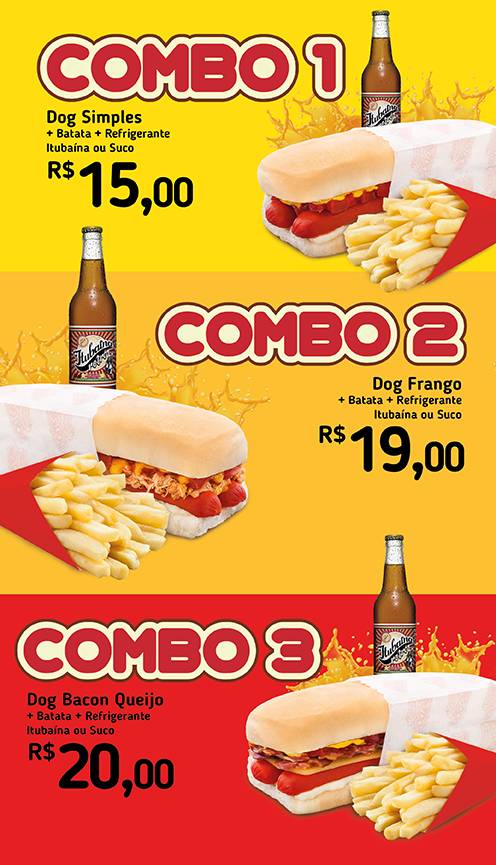 Big Dog Lanches cardápio