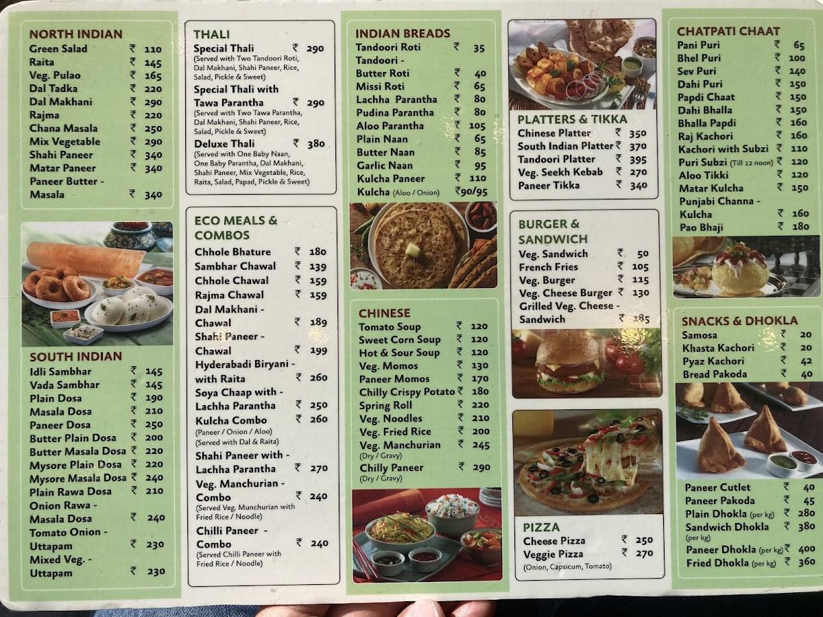 Bikanervala Indore menu
