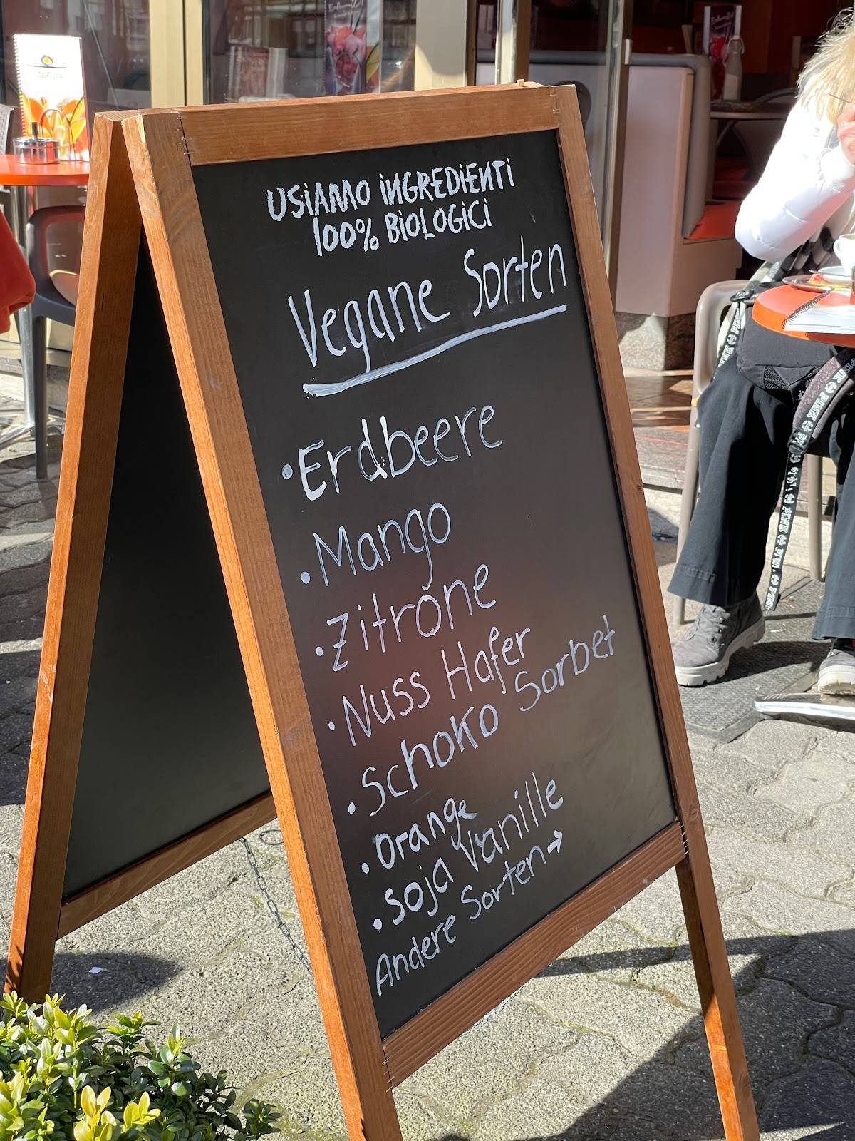 Speisekarte von Bio Eiscafé Cortina, Kassel, Wilhelmshöher Allee 134