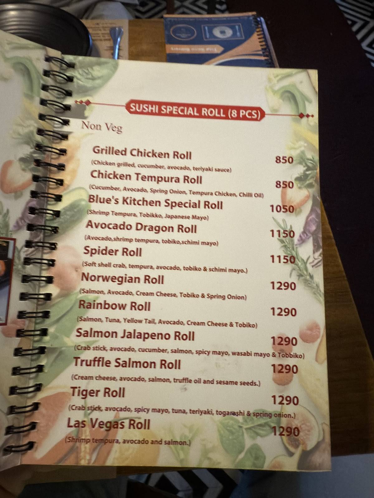 Blue's Kitchen by Loima menu