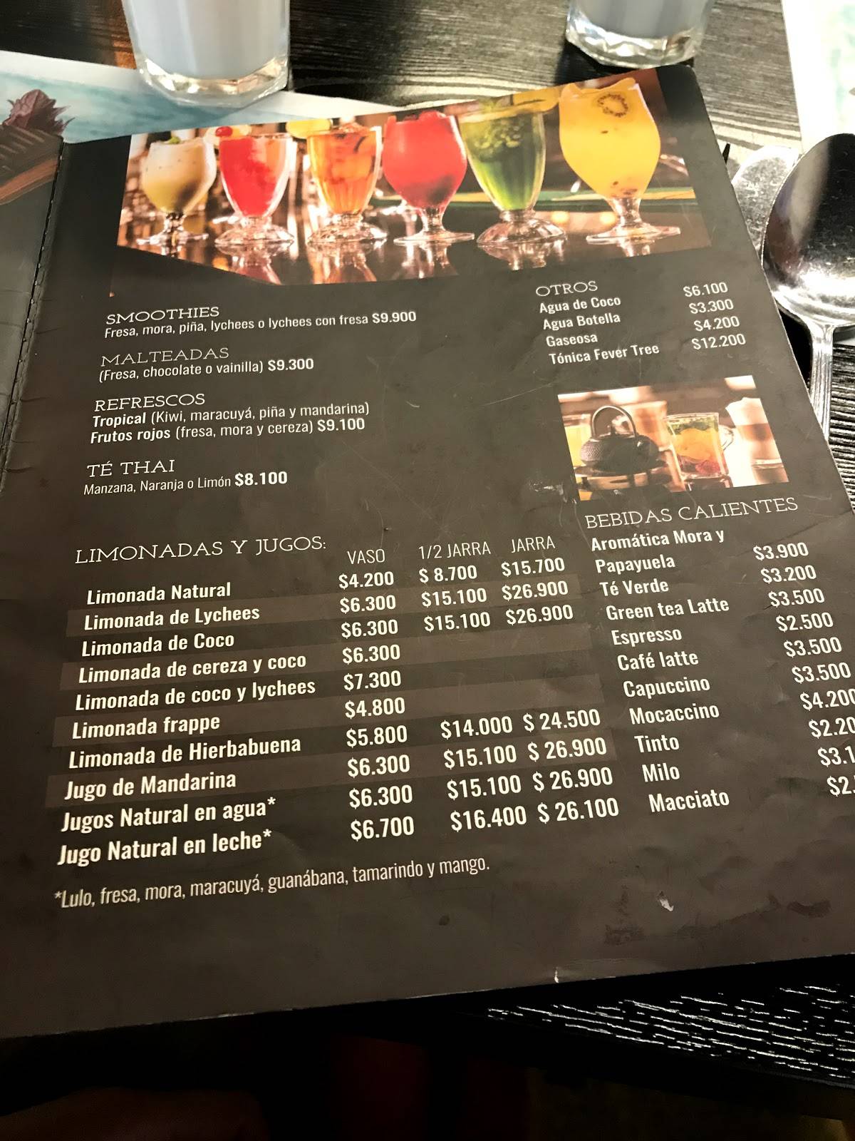 Carta Del Restaurante Coctel Del Mar Bogot Av Cra