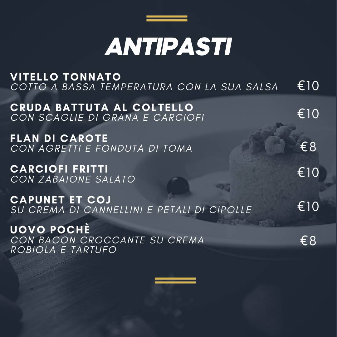 Menu di Boja Fauss 